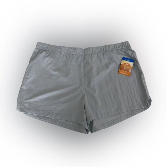 Columbia Blossom Bay Shorts Women’s XL Blue Omni Shade UPF 30 Quick Dry XK4647 - Picture 1 of 10
